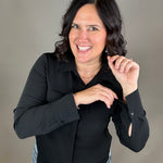 Black Janessa Shirt Tops - Button Ups THREAD & SUPPLY