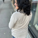 Natural Snap On Shacket Outerwear - Shacket MONO B