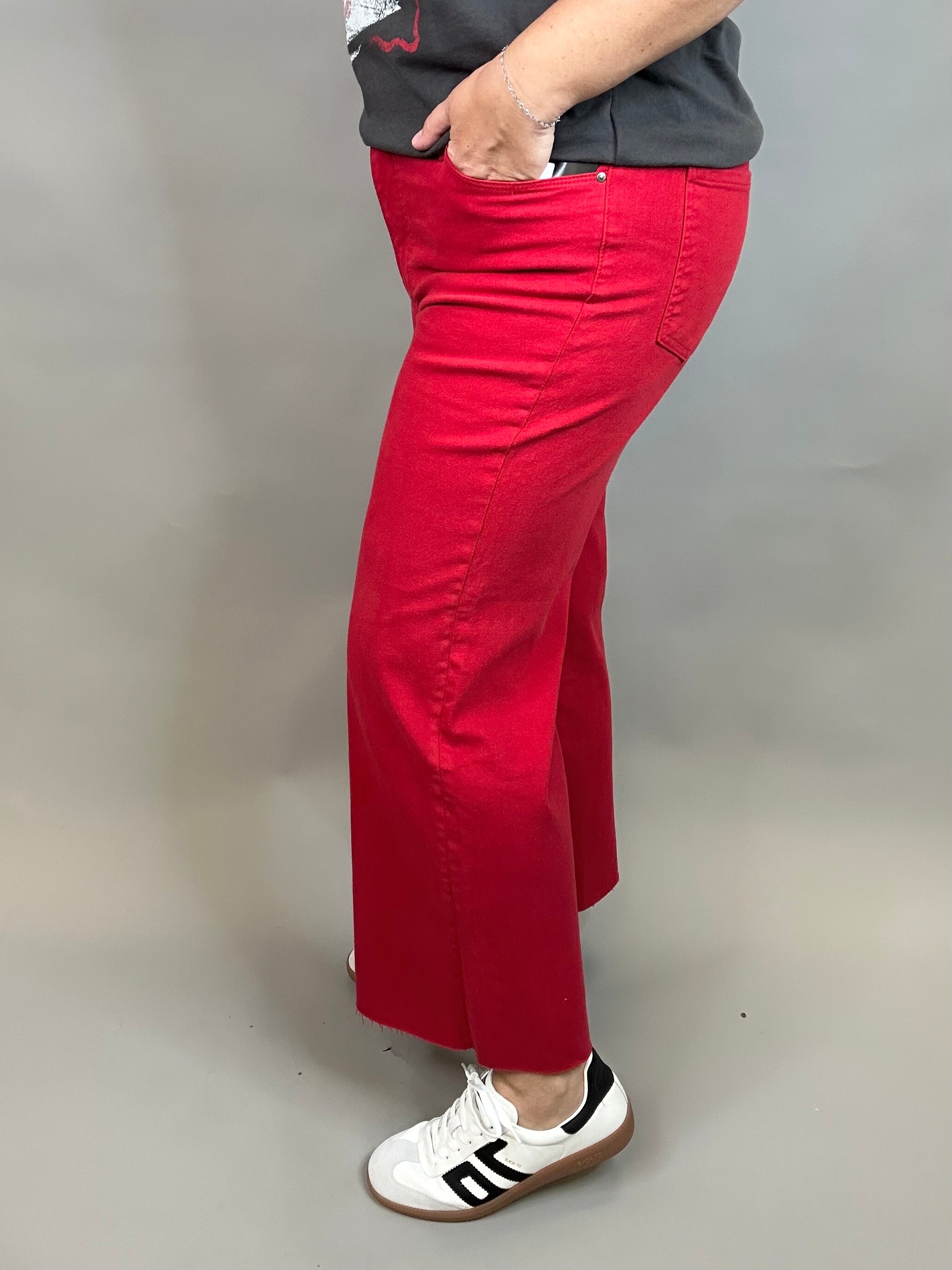 Ruby Red Meg Jeans Bottoms - Pants KUT FROM THE KLOTH