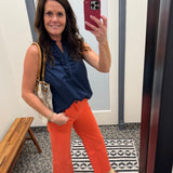 Tangerine Meg Wide Leg Jeans Bottoms - Pants KUT FROM THE KLOTH
