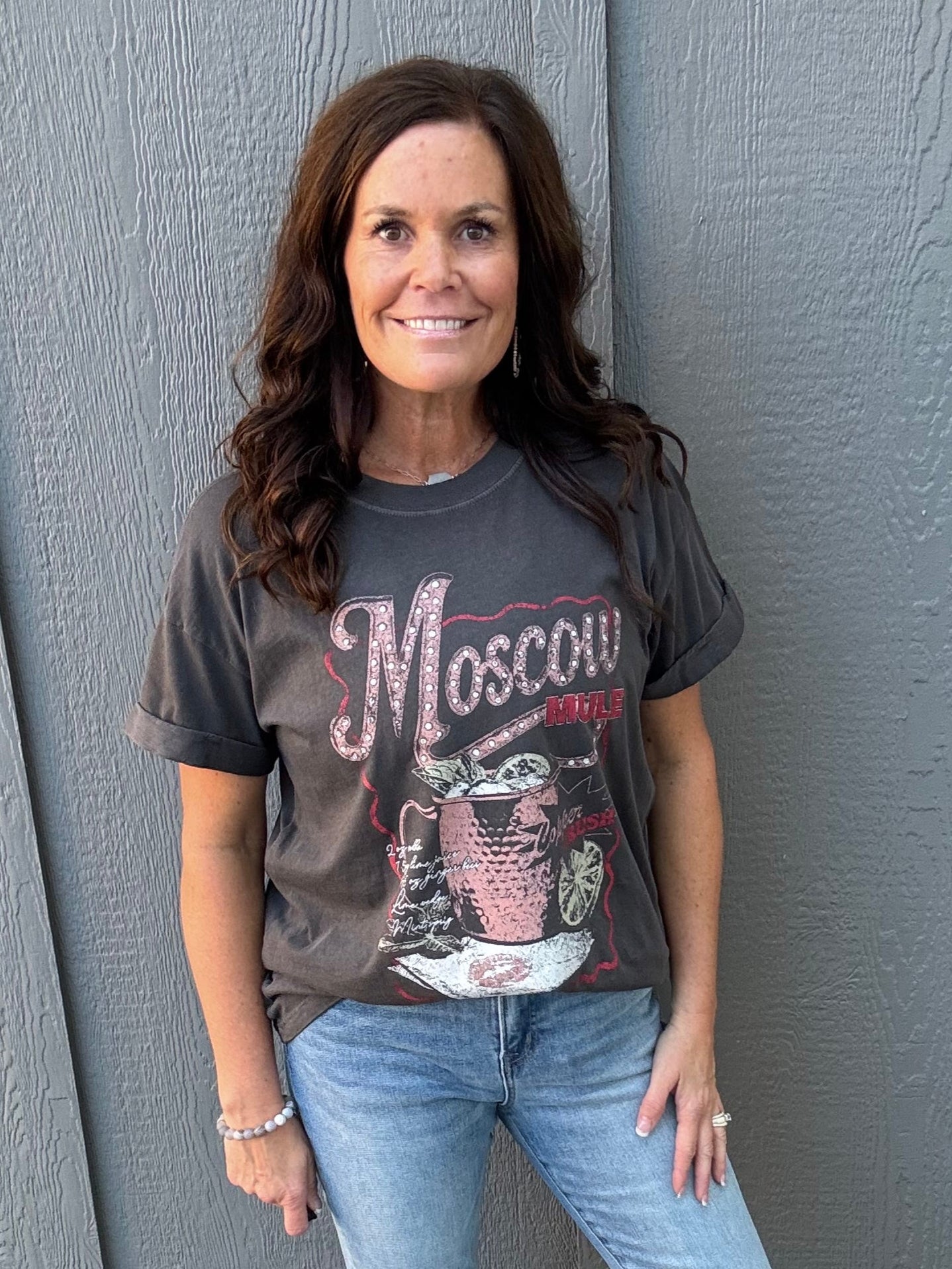 Vintage Black Moscow Mule Tee Top - Tee GIRL DANGEROUS