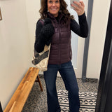 Deep Plum Pacific Puffer Vest Outerwear - Vest STORM CREEK