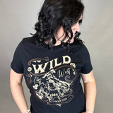 Black Wild West Graphic T Top - Tee Bou Tee Que Closet