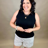 White Black Jane Shorts Bottoms - Shorts THREAD & SUPPLY