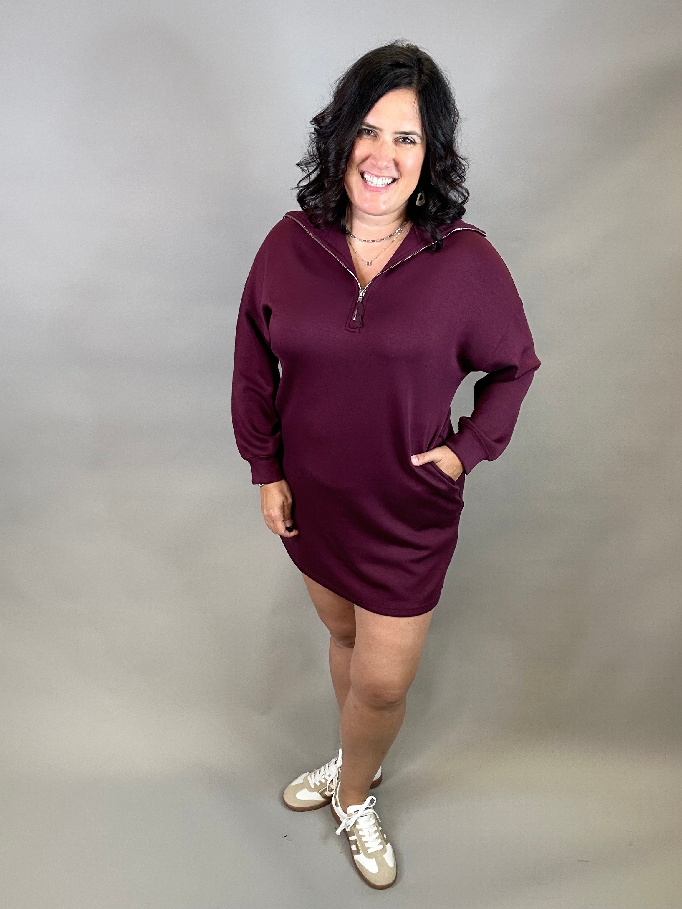 Port Modal Long Sleeve Dress Dresses P.CILL
