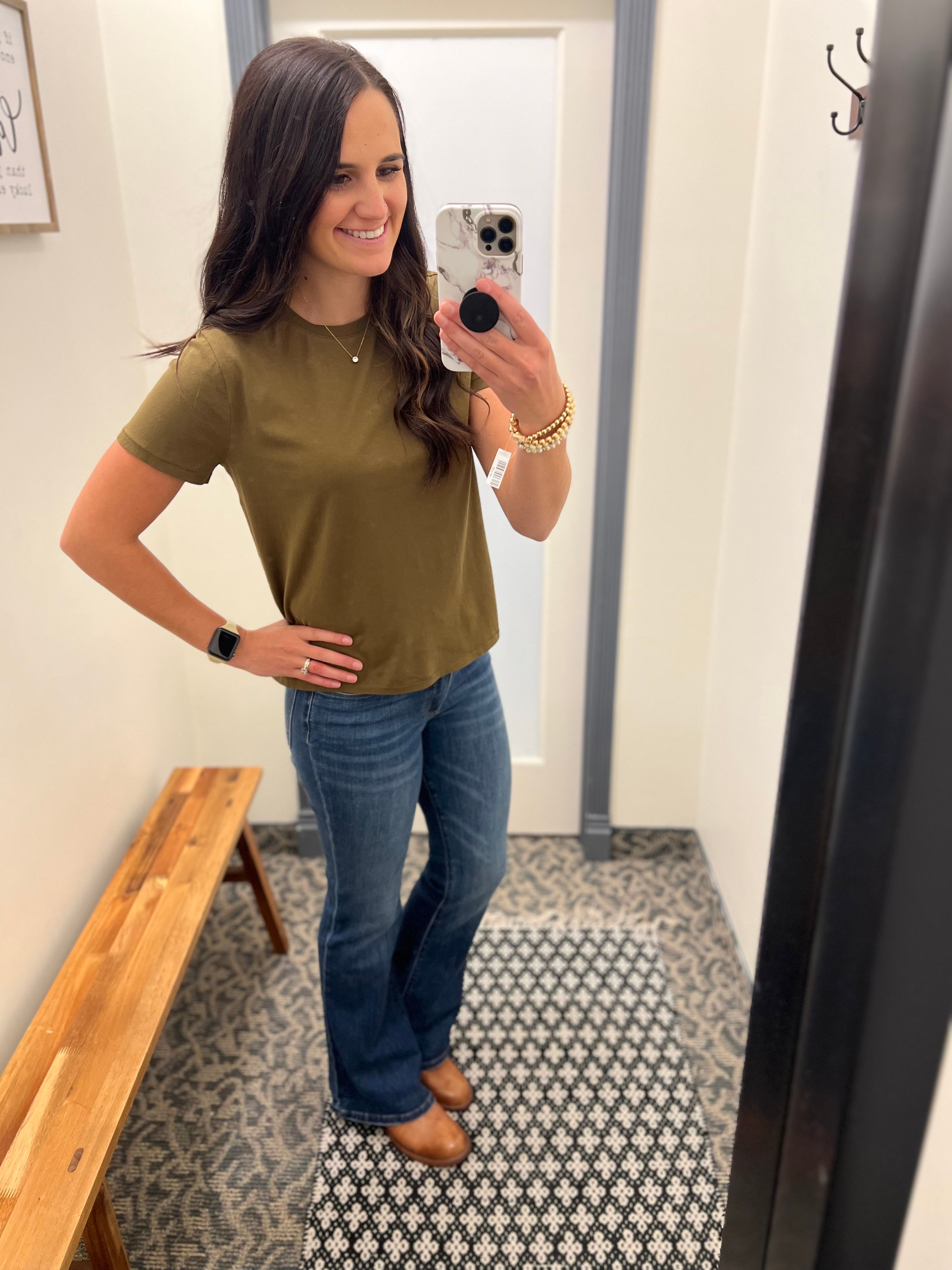 Dark Olive Asher Tee Top - Tee THREAD & SUPPLY