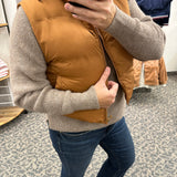 Leather Brown Issey Vest Outerwear - Vest THREAD & SUPPLY