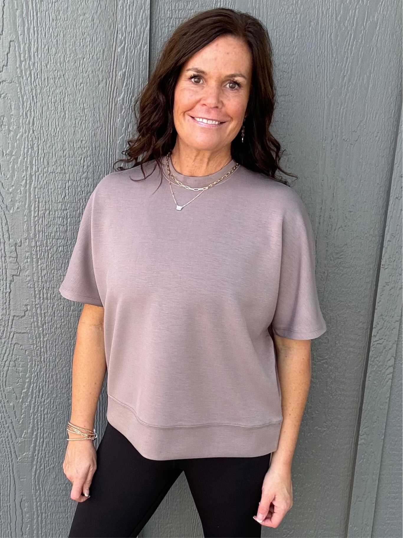 Fog Paloma Soft Knit Tee Top - Tee RD International