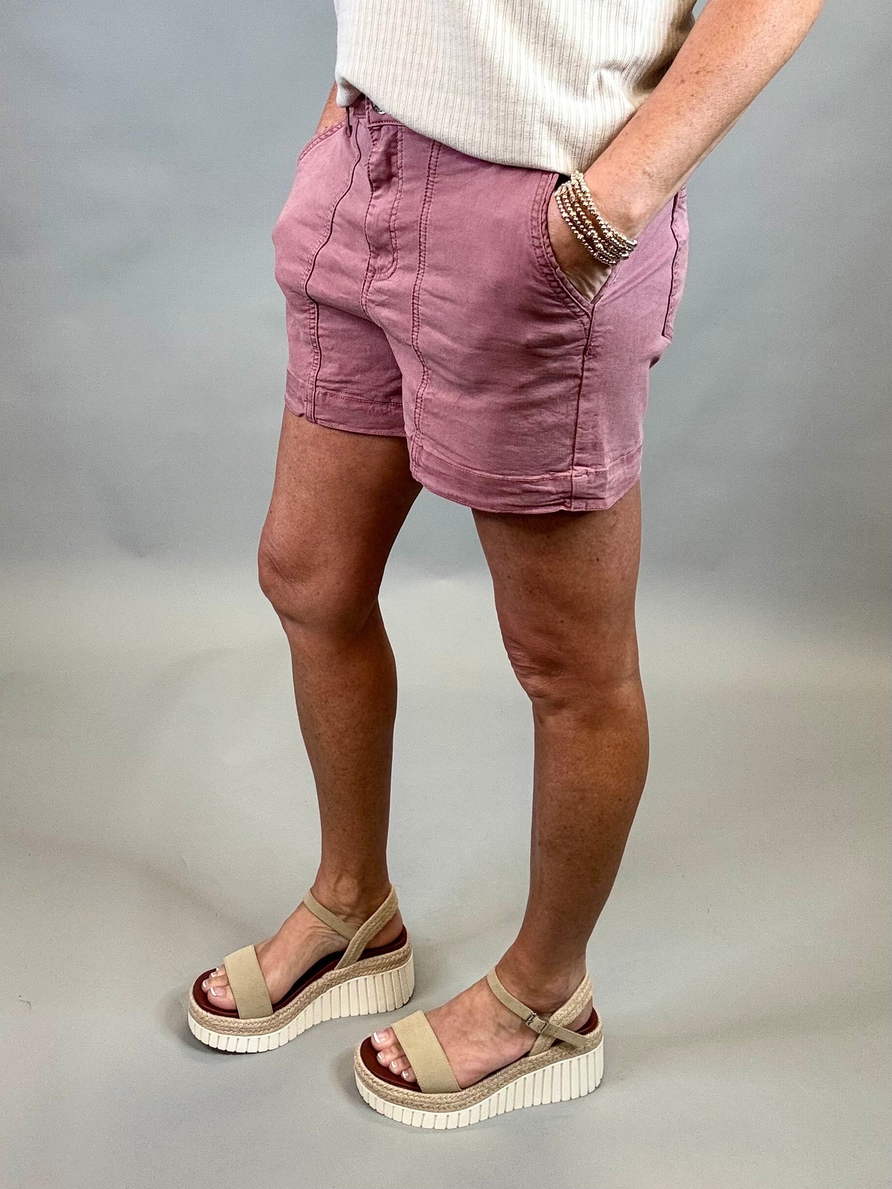 Rose Loretta Shorts Bottoms - Shorts THREAD & SUPPLY