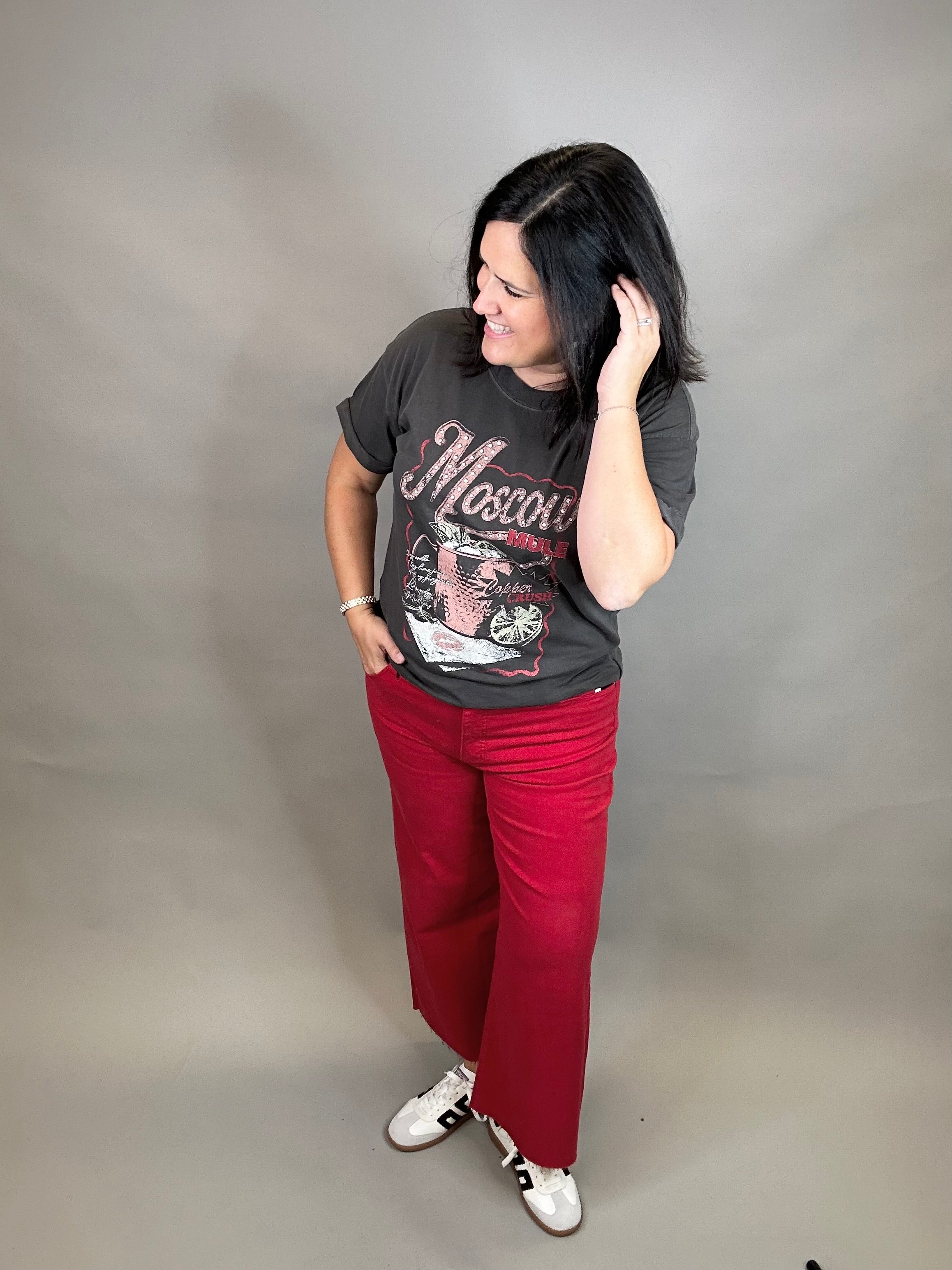 Ruby Red Meg Jeans Bottoms - Pants KUT FROM THE KLOTH