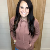 Light Brown Lucy Hoodie Top - Sweatshirt THREAD & SUPPLY