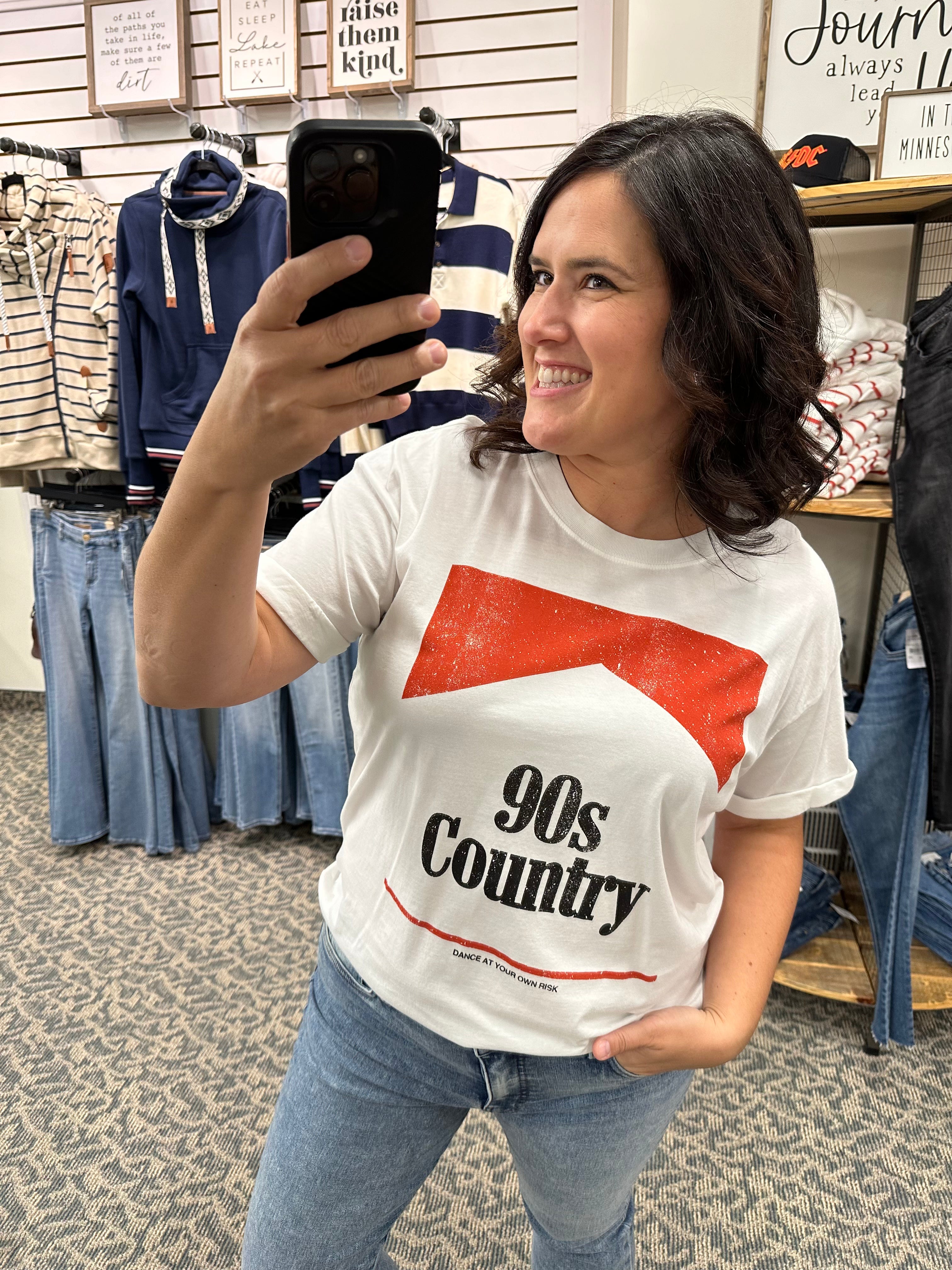 90's Country Tee Top - Tee GIRL DANGEROUS