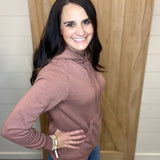 Light Brown Lucy Hoodie Top - Sweatshirt THREAD & SUPPLY