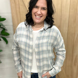 Leetonia Long Sleeve Boyfriend Shirt Tops - Button Ups FLAG AND ANTHEM