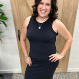 Black Walter Dress Dresses THREAD & SUPPLY