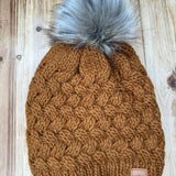 Rust Pom Hat Accessories - Hat PANACHE