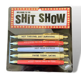 Shit Show Pen Set Home-Stationery FUN CLUB