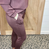 Cherrywood Zip Jogger Bottoms- Joggers THREAD & SUPPLY