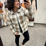 Cream Gray Bronze Leah Coat Outerwear- Jackets THREAD & SUPPLY
