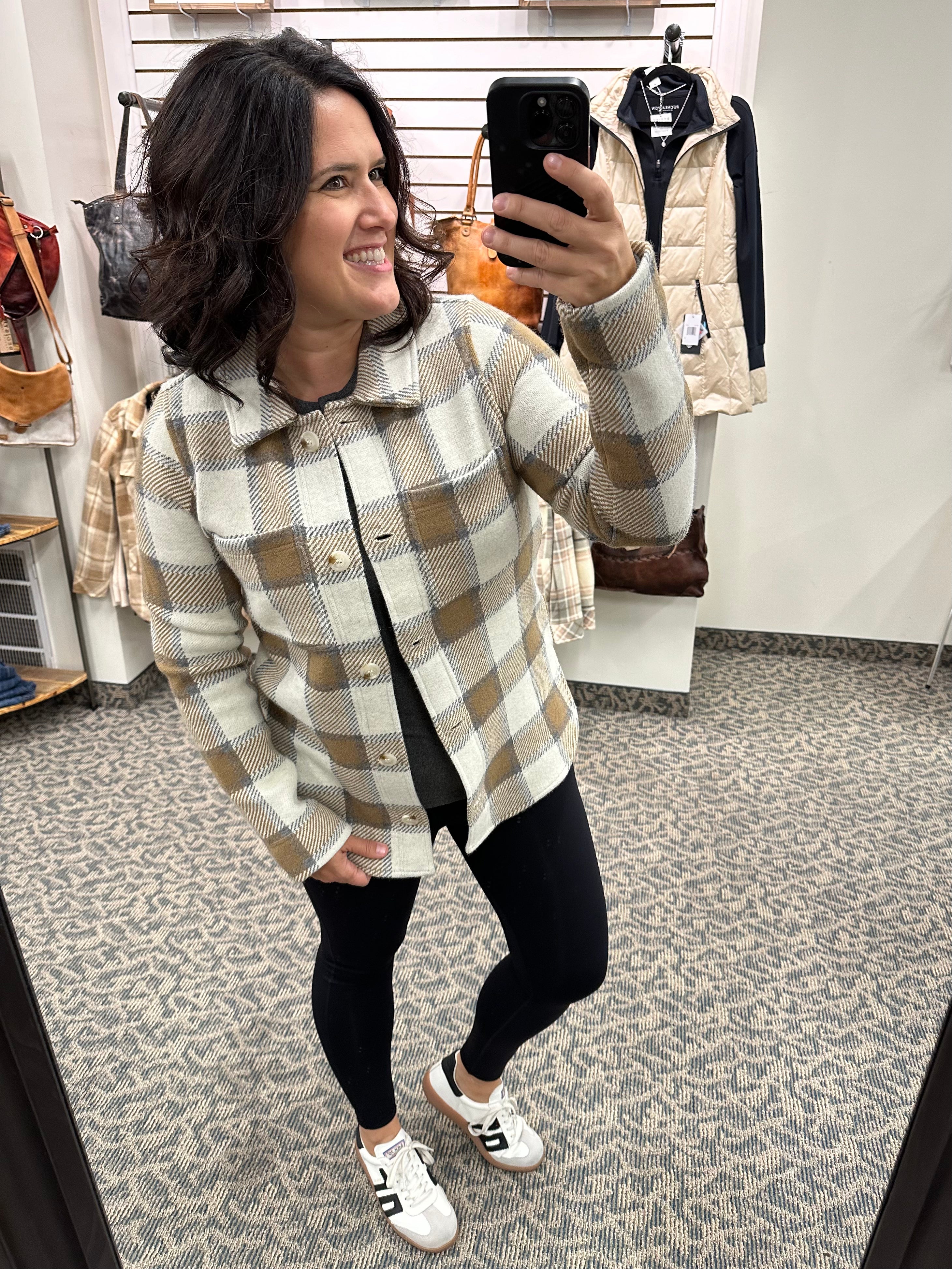 Cream Gray Bronze Leah Coat Outerwear- Jackets THREAD & SUPPLY