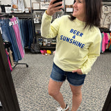 Beer & Sunshine Top - Sweatshirt PANACHE