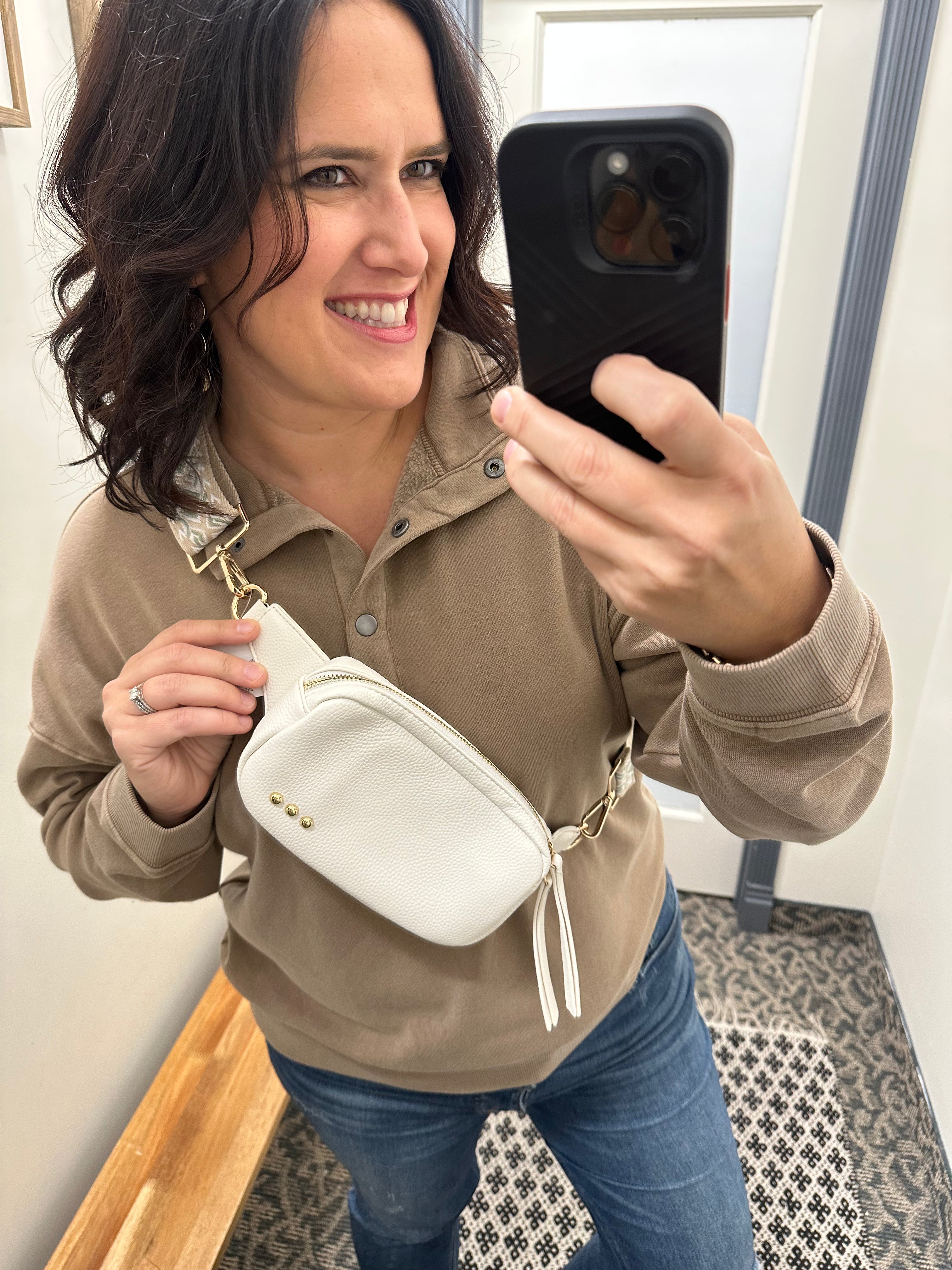 Jennifer Bag (3 colors) Bags- Purses PRETTY SIMPLE WHOLESALE cream
