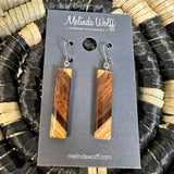 Reclaimed Wood Earrings (E8) Jewelry - Earrings MELINDA WOLFF