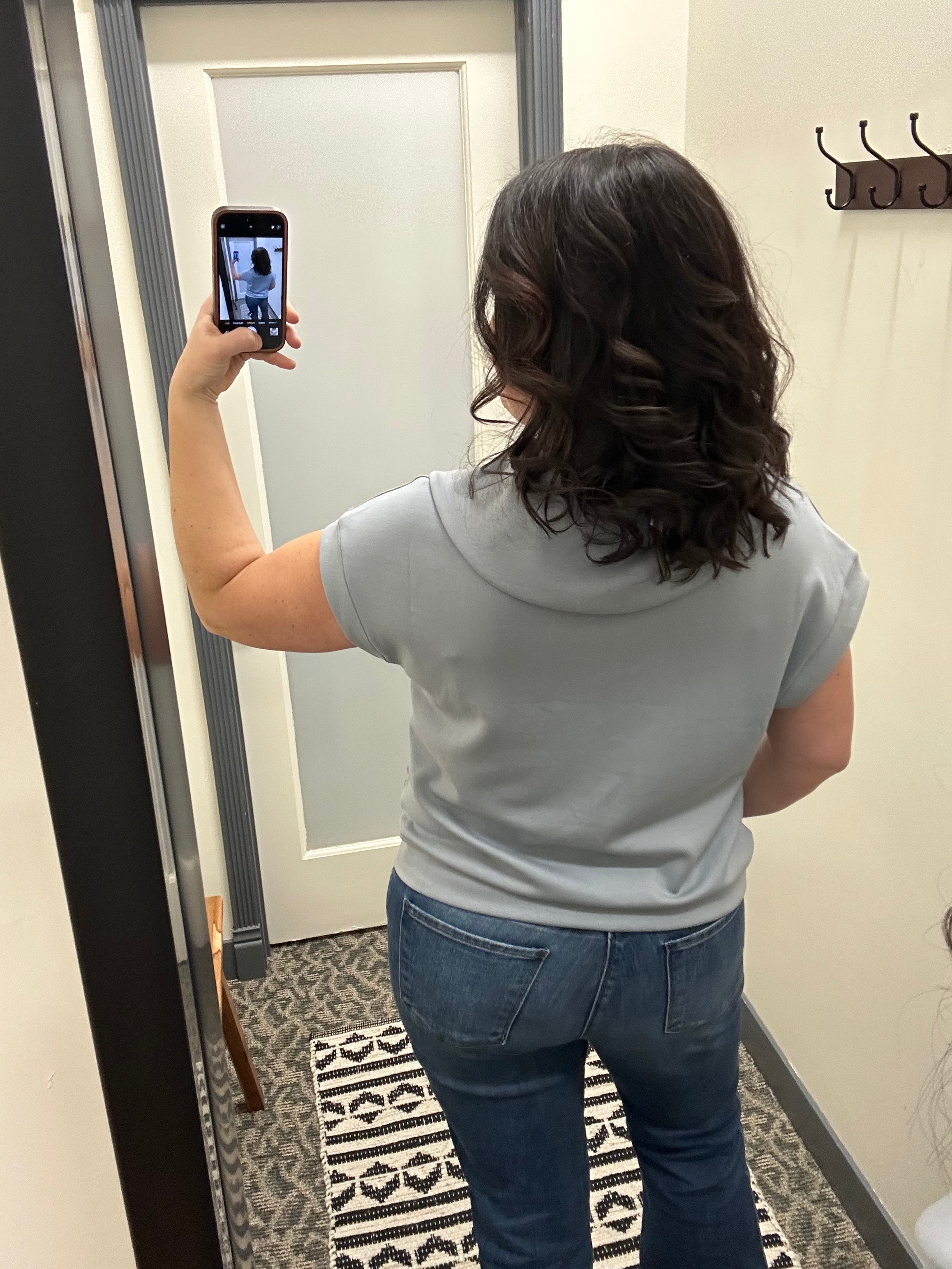 Slate Scuba Half Zip Top Tops- Tees WISHLIST