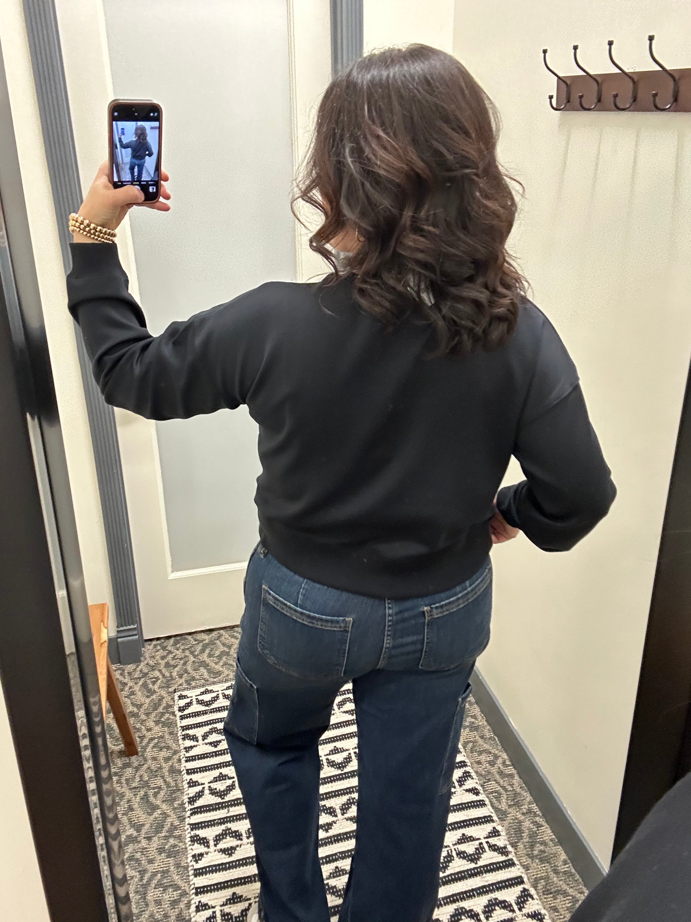 Black Martina Top Top - Sweatshirt THREAD & SUPPLY
