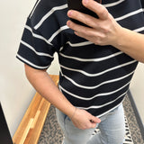 Black Stripe Corrie Tee Tops- Tees THREAD & SUPPLY