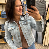 Light Denim Julia (KUT) jean jacket KUT FROM THE KLOTH