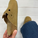 Taupe Qwest Mule Shoes - Mules MIA