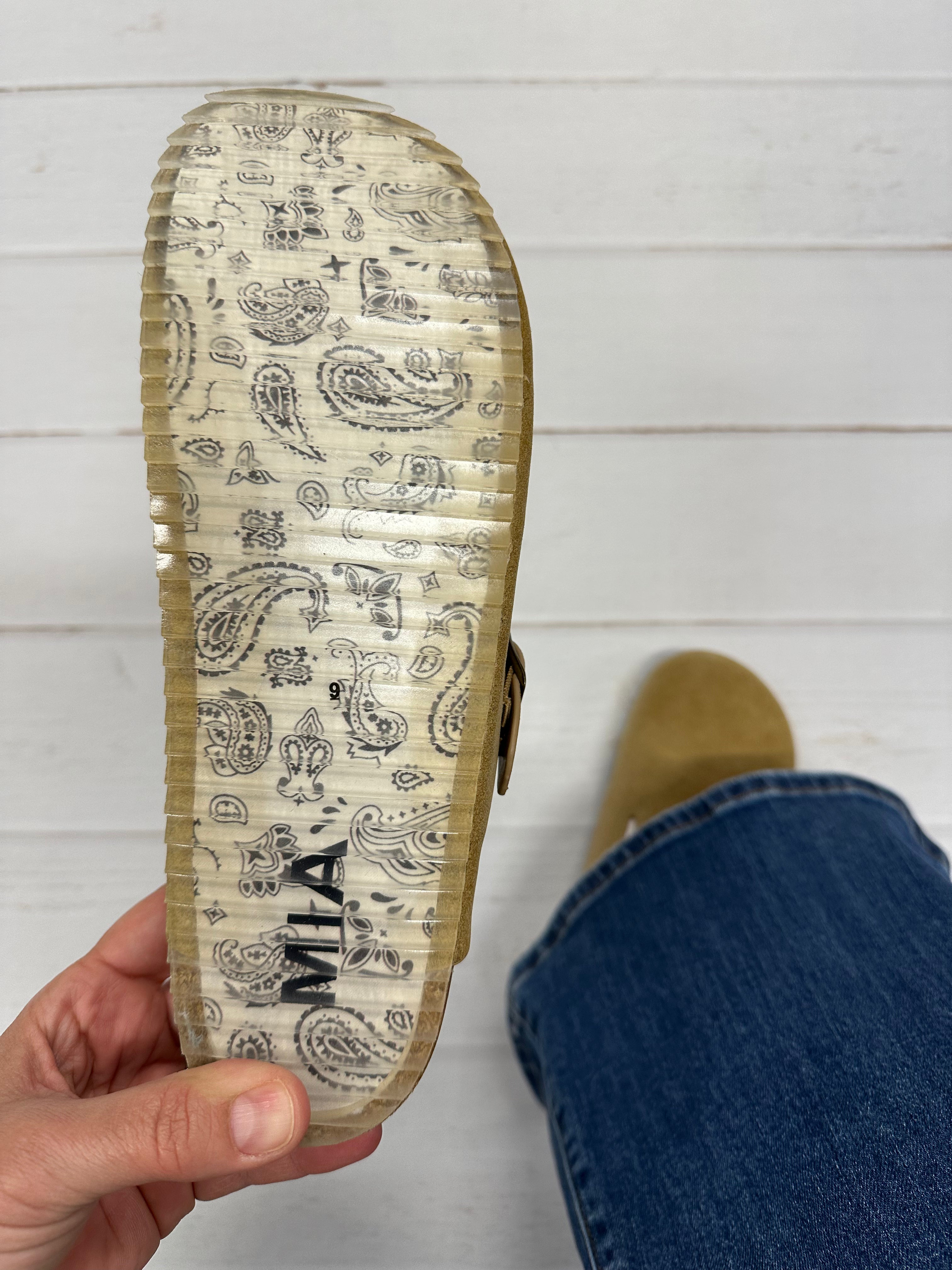 Taupe Qwest Mule Shoes - Mules MIA