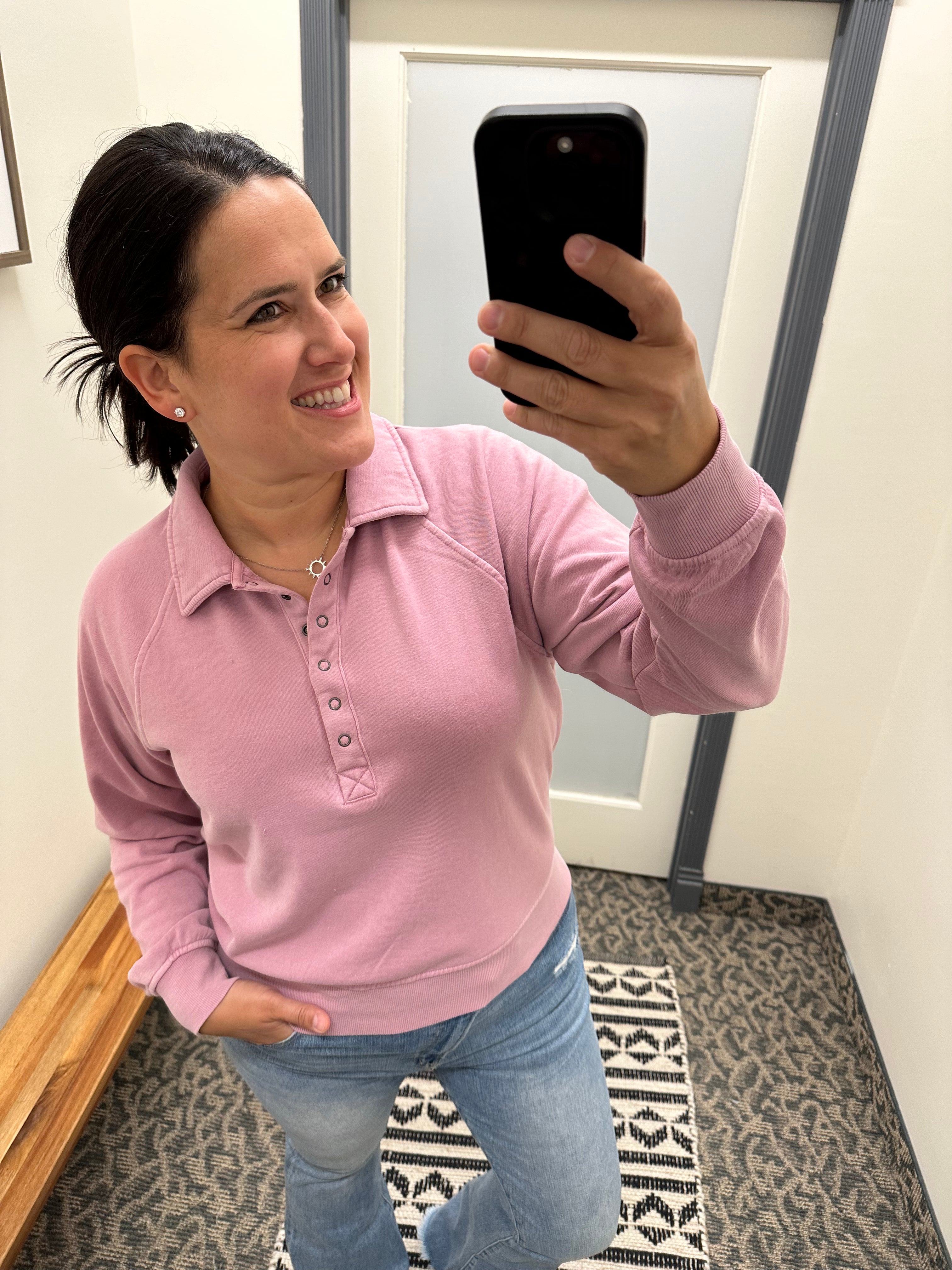 Priscilla Top Orchid Haze Top - Sweatshirt THREAD & SUPPLY