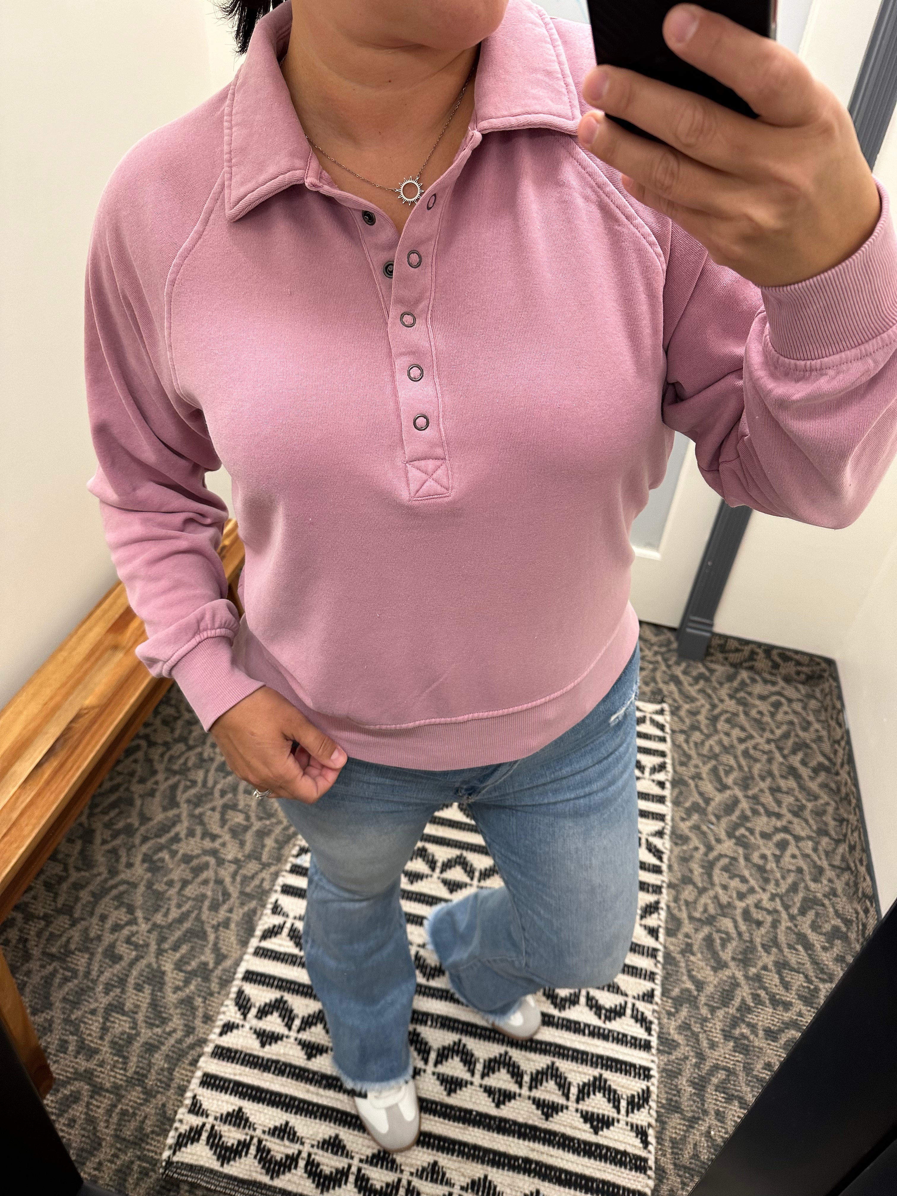 Priscilla Top Orchid Haze Top - Sweatshirt THREAD & SUPPLY