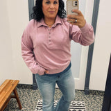 Priscilla Top Orchid Haze Top - Sweatshirt THREAD & SUPPLY