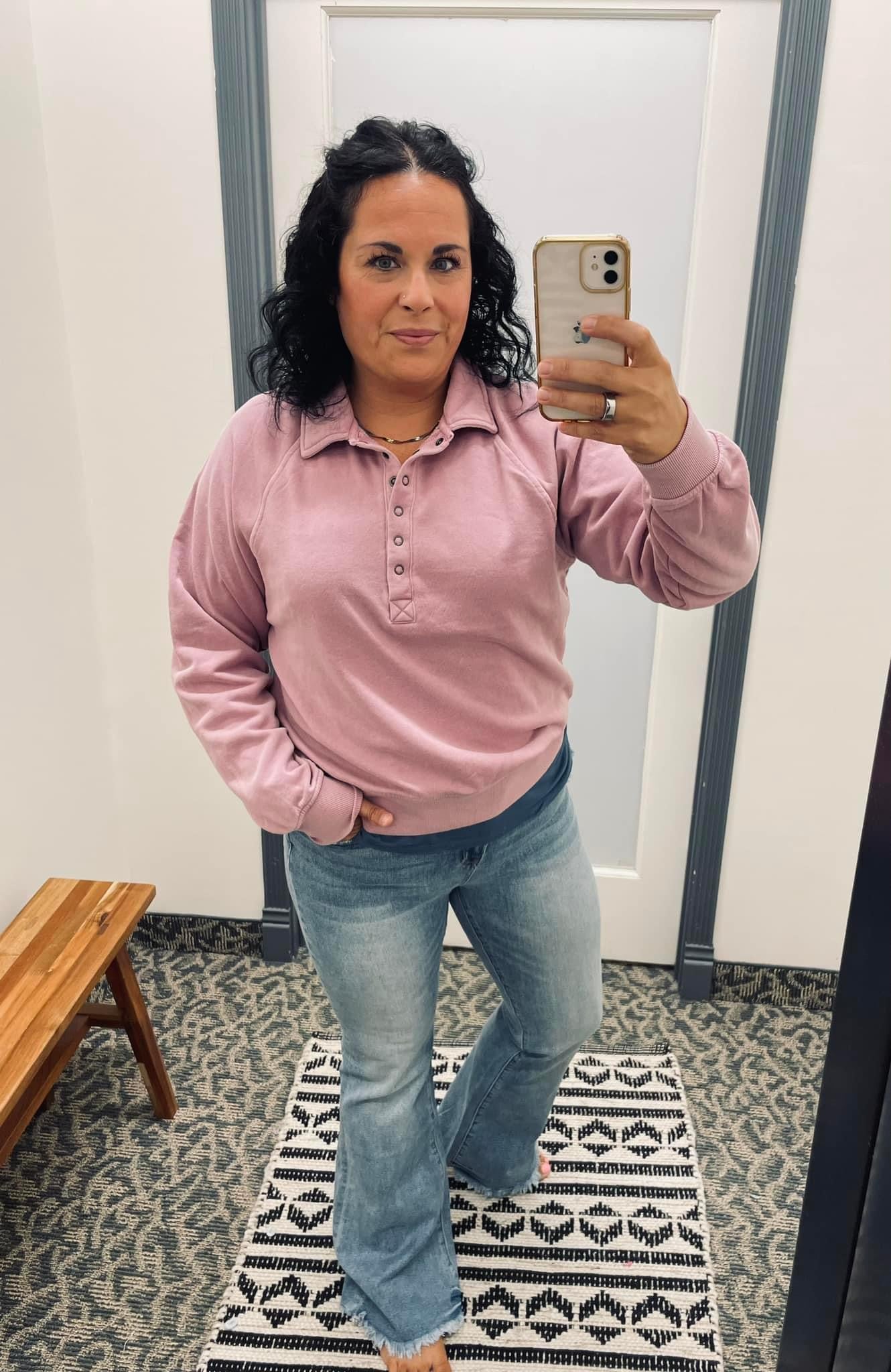 Priscilla Top Orchid Haze Top - Sweatshirt THREAD & SUPPLY