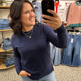 Ink Pocket Sweater Top - Sweater BE COOL