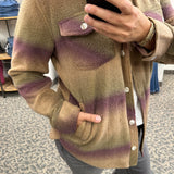 Eggplant Ombre Tullis Shacket Outerwear - Shacket THREAD & SUPPLY