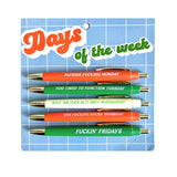 Days of Week Pen Set Home-Stationery FUN CLUB