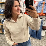 Pale Heather Kristine Pullover Top - Sweatshirt THREAD & SUPPLY