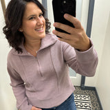 Purple Dove Kristine Pullover Top- Sweatshirts THREAD & SUPPLY
