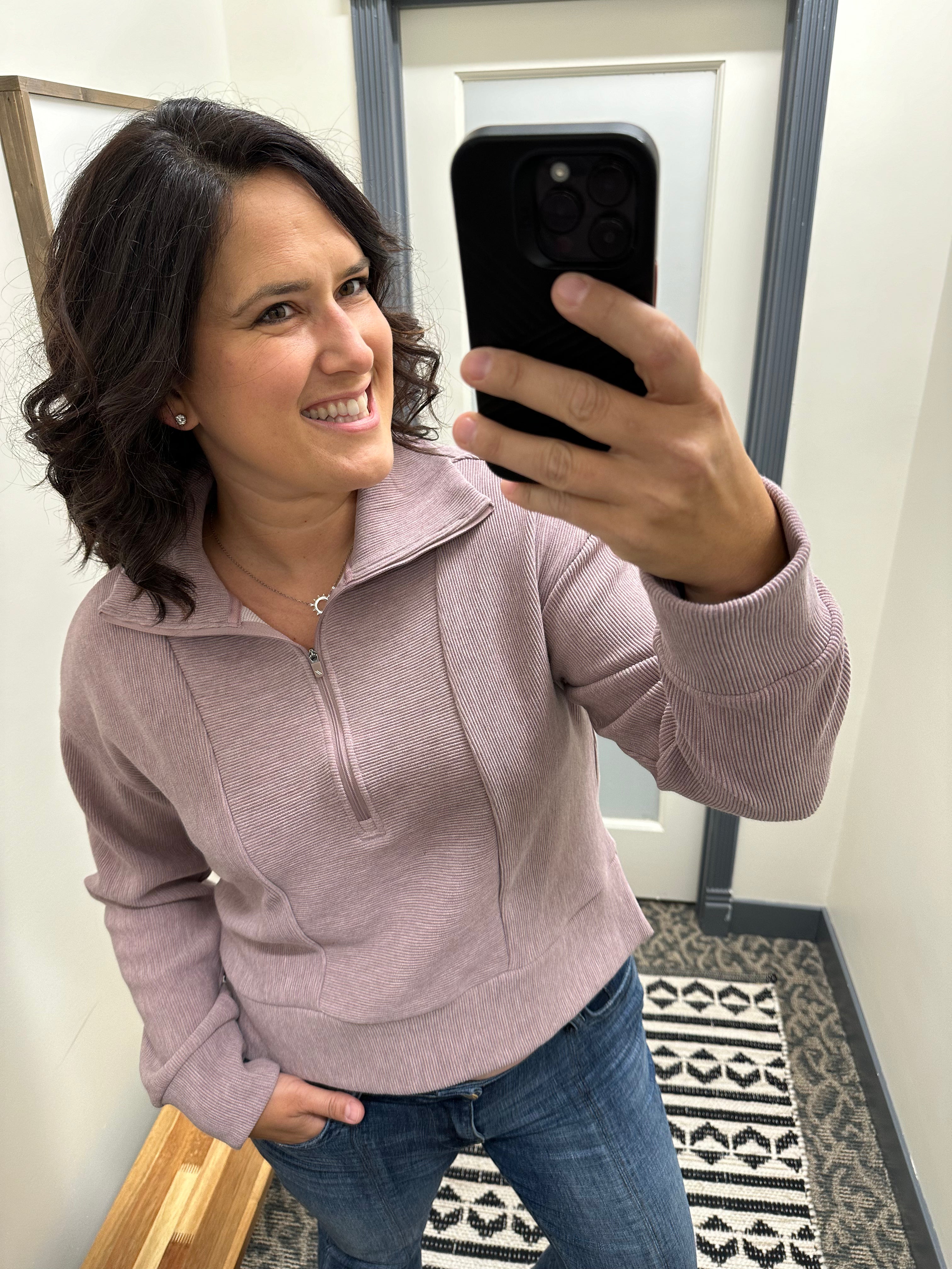 Purple Dove Kristine Pullover Top- Sweatshirts THREAD & SUPPLY