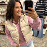 Cream Issey Vest Outerwear - Vest THREAD & SUPPLY