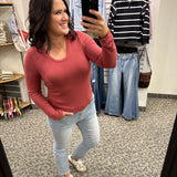 Cranberry Lauren Top Top - Tee THREAD & SUPPLY