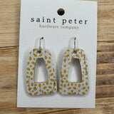 Yellow Abstract Earrings Jewelry - Earrings St. Peter Hardware