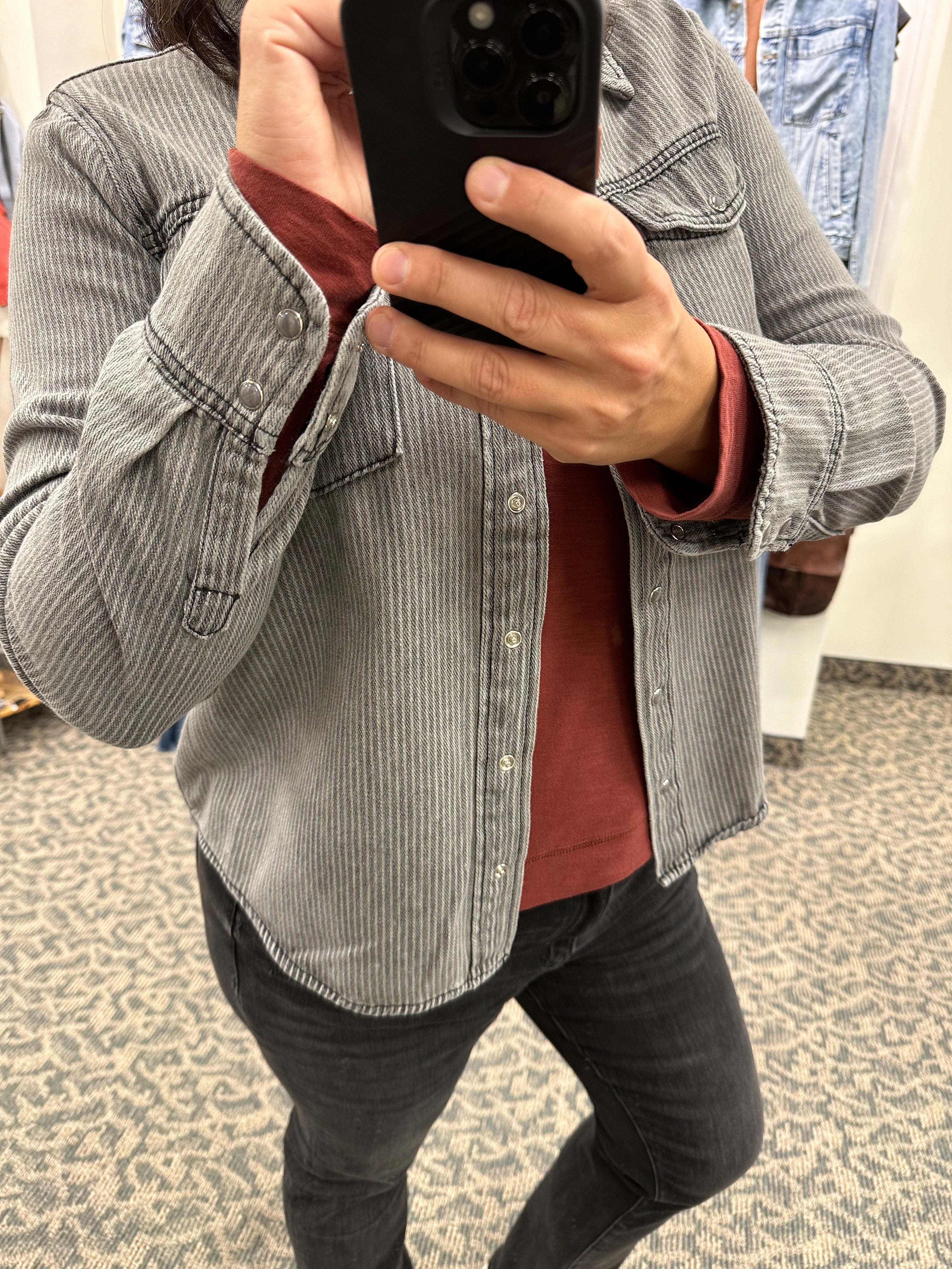 Black Stripe Pippin Jacket Outerwear- Jackets THREAD & SUPPLY