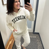 Ivory Katherine Joggers Bottoms- Joggers THREAD & SUPPLY
