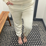 Ivory Katherine Joggers Bottoms- Joggers THREAD & SUPPLY