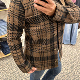 Brown Black Leah Coat Tops - Button Ups THREAD & SUPPLY
